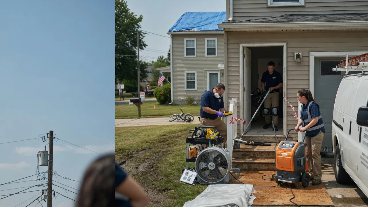 Water Damage Repair in Flagtown, NJ near me
